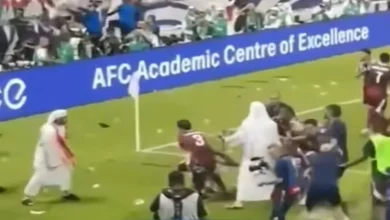 صورة 8 صور لمشادات قوية في مباراة قطر والإمارات