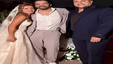 صورة بحضور نجوم الفن.. محمد خضر يحتفل بزفافه على فتاة من خارج الوسط الفني