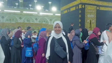 صورة بالصور.. سهر الصايغ تؤدي مناسك العمرة