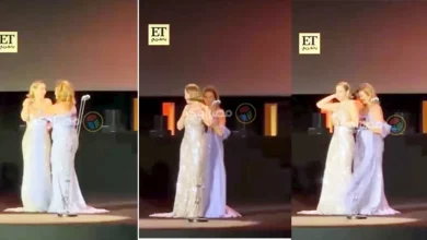 صورة “الفستان اتقطع على المسرح”.. منة شلبي تتعرض لموقف محرج ويسرا تتدخل