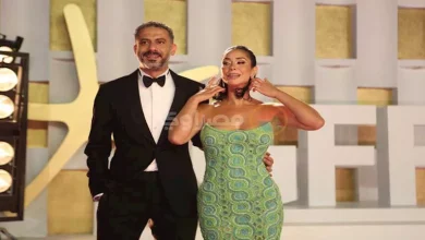 صورة “19 صورة”.. محمد فراج وبسنت شوقي يخطفان الأنظار في حفل افتتاح مهرجان ا