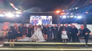صورة بالصور- نجوم الفن في حفل زفاف نجل الفنانة عايدة فهمي