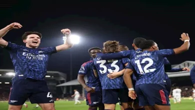 صورة أرسنال يفوز على نظيره فولهام في الدوري الإنجليزي (فيديو)