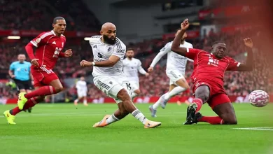 صورة جدول ترتيب الدوري الإنجليزي بعد خسارة ليفربول