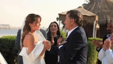 صورة صور.. وليد توفيق يحتفل بزفاف ابنته نورهان في إسبانيا
