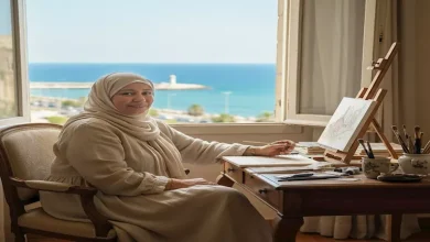 صورة صورة متداولة لـ عبلة كامل بتقنية الذكاء الاصطناعي.. والجمهور يعلق