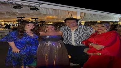 صورة هكذا احتفل هاني رمزي بتكريم يسرا في مهرجان الجونة السينمائي