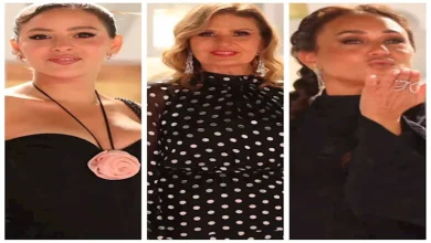 صورة نجمات خطفن الأنظار باللون الأسود في سادس أيام الجونة- 20 صورة