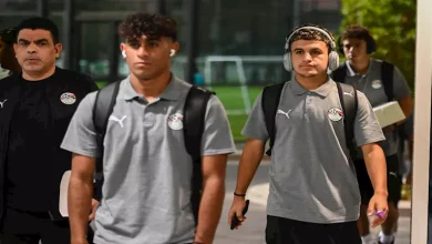 صورة منتخب مصر تحت 17 عامًا يصل ملعب مباراته لودية قطر (صور)