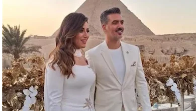 صورة فستان ليلة العمر.. الفنانة هايدي موسى بـ”لوك” زفاف مميز