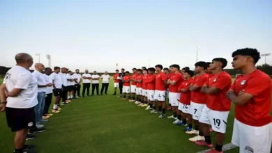 صورة منتخب مصر للناشئين يفوز بسباعية وديًا أمام نظيره القطري
