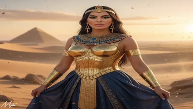 صورة هاجر الشرنوبي تظهر بملابس فرعونية احتفالا بالمتحف المصري الكبير (صور)