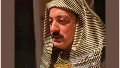 صورة فرعون إمبابة.. دياب يشارك في احتفالات المتحف المصري الكبير