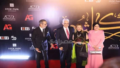 صورة بالصور| يسرا ومحمود حميدة وخالد النبوي في، افتتاح “أم كلثوم.. دايبين ف