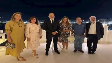 صورة بحضور إلهام شاهين.. ليلى علوي تُعلق على سهرة عشاء مع سفير اليونان بمصر