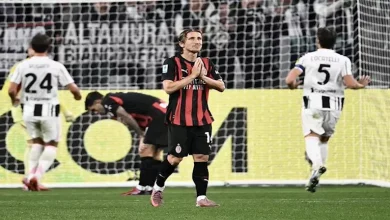 صورة التعادل يحسم مباراة يوفنتوس وميلان في الدوري الإيطالي