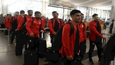 صورة وصول بعثة منتخب مصر المشارك في كأس العرب إلى المغرب