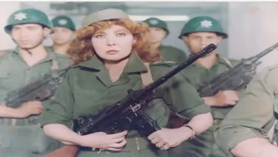 صورة بكواليس من فيلم “مهمة في تل أبيب”.. نادية الجندي تحتفل بذكرى انتصار أك