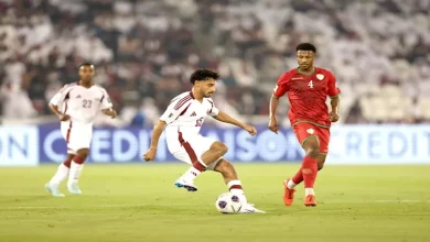صورة نتيجة مباراة عمان وقطر