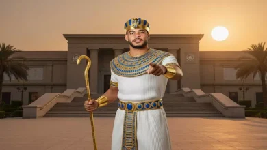 صورة صورة تخيلية لتشكيل الزمالك بالزي الفرعوني
