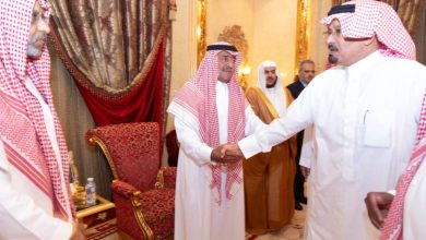 صورة أمراء وأعيان يعزون في وفاة عبطا بنت عبدالعزيز  أخبار السعودية