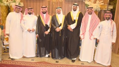 صورة أمراء يشرفون زواج الجمّال  أخبار السعودية