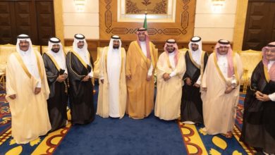 صورة محافظ جدة وأمراء يشرفون زواج العتيبي  أخبار السعودية