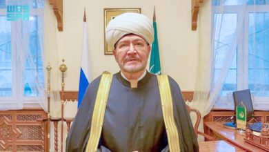 صورة مفتي روسيا: المملكة راعية دائمة لمسلمي روسيا  أخبار السعودية