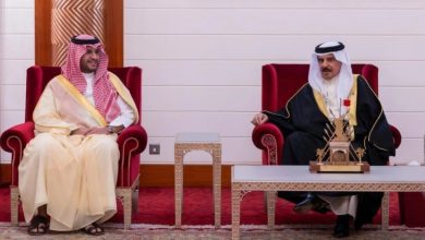 صورة تركي بن محمد بن فهد في ضيافة ملك البحرين  أخبار السعودية