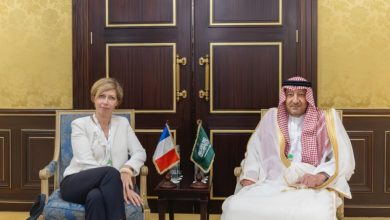 صورة الخريجي يلتقي مستشارة الرئيس الفرنسي لشؤون الشرق الأوسط وشمال أفريقيا  أخبار السعودية