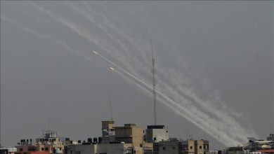 صورة اسرائيل : إطلاق 5 صواريخ من شمال القطاع باتجاه اسدود