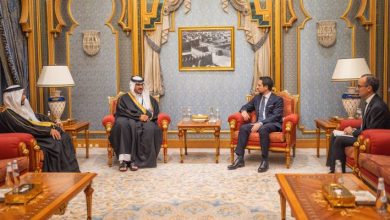 صورة | ولي العهد يلتقي رئيس الوفد البحريني المشارك بمؤتمر مبادرة مستقبل الاستثمار في الرياض