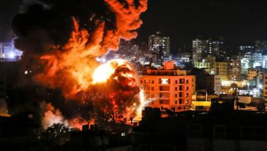 صورة | مصادر بمستشفيات القطاع: 15 شهيدا و50 مصابا على الأقل في غارات الاحتلال على غزة