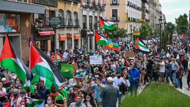 صورة تظاهرات عالمية حاشدة في يوم التضامن مع فلسطين رفضاً لجرائم إسرائيل