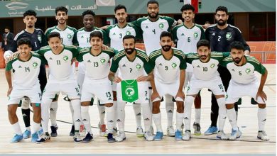 صورة أخضر الصالات يواجه باكستان اليوم ضمن تصفيات كأس آسيا