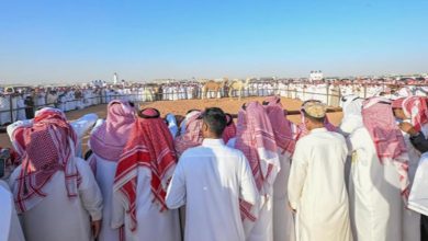 صورة أكثر من 160 ألف زائر لفعاليات مزاد حائل للإبل