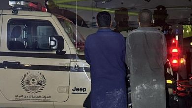 صورة ضبط باكستانيين لتلويثهما البيئة بتفريغ مواد خرسانية في المنطقة الشرقية