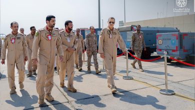 صورة  قائد القوات الجوية يقف على جاهزية القوات المشاركة في تمرين «مركز الحرب الجوي الصاروخي ATLC35»