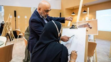 صورة ورشة عمل «رسم الجواد العربي» تستقطب المواهب ضمن فعاليات معرض الصقور والصيد السعودي الدولي 2025