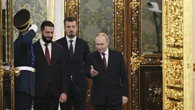 صورة الشرع طالب روسيا بتسليم بشار الأسد