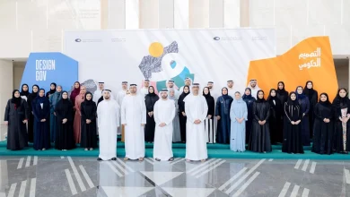 صورة حمدان بن محمد يحضر حفل تخريج منتسبي الدورة الثانية من برنامج القيادة والتصميم