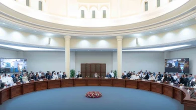 صورة حاكم الشارقة يحضر حفل رابطة خريجي جامعة إكستر البريطانية في الخليج