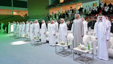 صورة برعاية منصور بن زايد.. شخبوط بن نهيان يشهد تخريج طلبة مكتب البعثات الدراسية المتميّزين علمياً