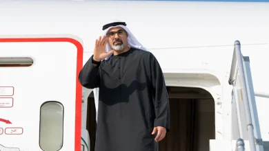 صورة ولي عهد أبوظبي يغادر كوريا عقب مشاركته في فعاليات منتدى التعاون الاقتصادي لدول آسيا والمحيط الهادئ