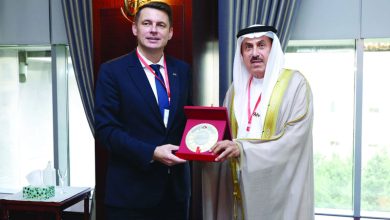 صورة رئيس «الوطني الاتحادي» يلتقي رئيسي «الشيوخ الروماني» و«الشيوخ الباكستاني»