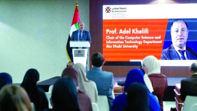 صورة جامعة أبوظبي تستعرض تقنيات الذكاء الاصطناعي خلال «يوم الابتكار»