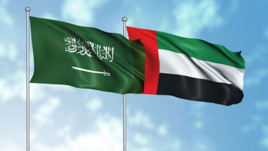صورة حكام الإمارات يعزون خادم الحرمين بوفاة خالد بن محمد