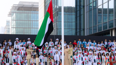 صورة علم الإمارات رمز كرامتنا ووحدتنا ورايةُ عزنا وفخرنا ورمز اتحادنا ووحدتنا
