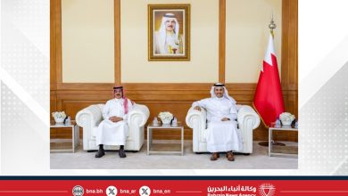 صورة وزير الإعلام يستقبل مدير عام جهاز إذاعة وتلفزيون الخليج