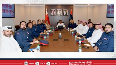 صورة مساعد رئيس الأمن العام لشؤون العمليات والتدريب يترأس الاجتماع الأول للفريق الامني المعني بالقمة الخليجية السادسة والأربعين